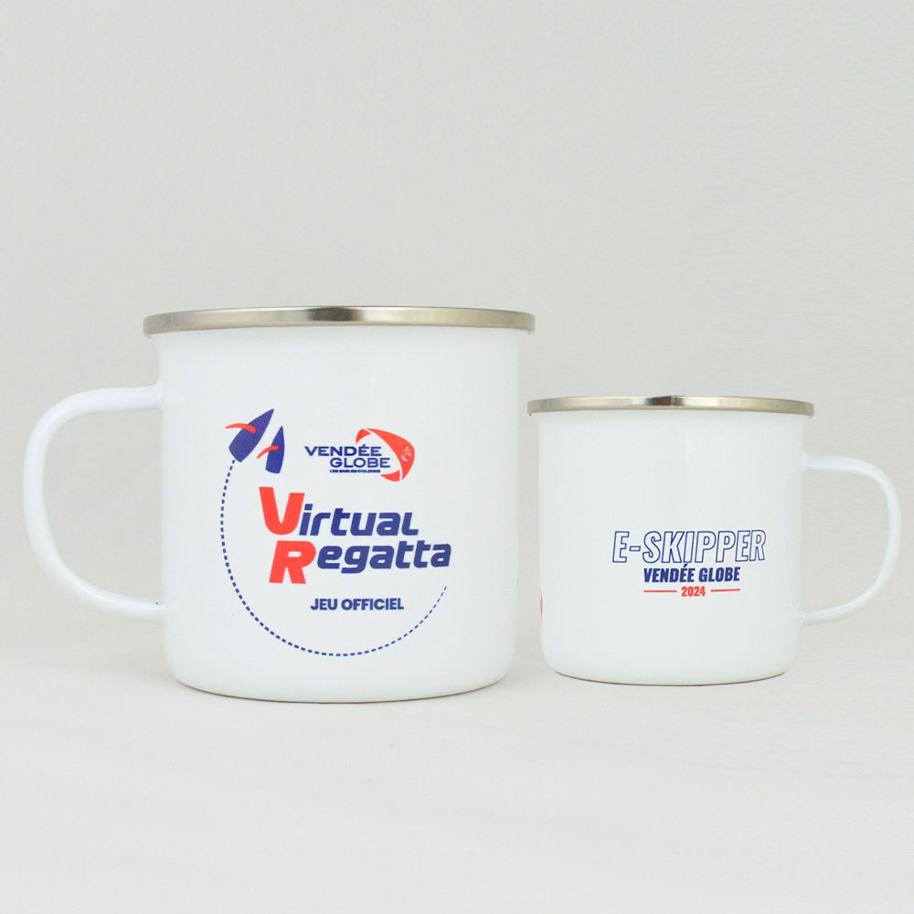Tasse metal vendee globe / virtual regatta : photo du produit rappelé le 06/01/2025