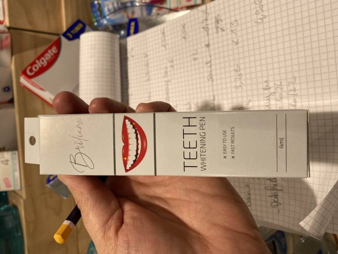 Teeth whitening pen 4ml Brillianz : photo du produit rappelé le 02/06/2023