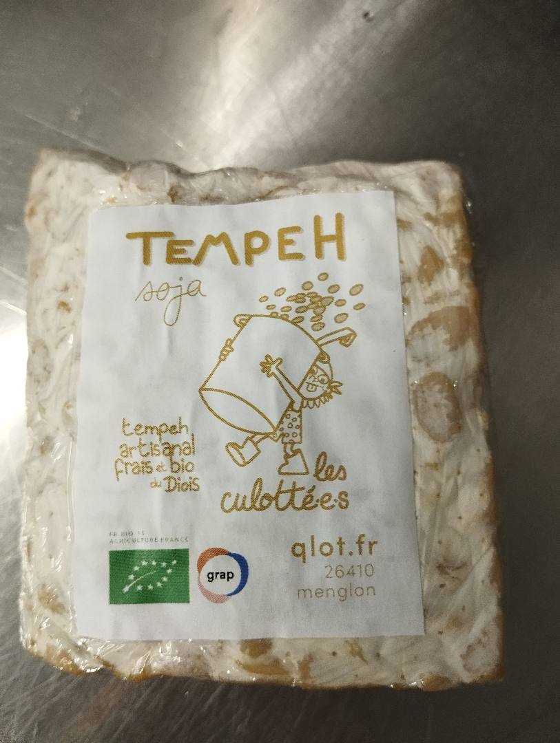 Tempeh artisanal frais et bio du diois Les Culotté.E.S : photo du produit rappelé le 23/10/2026