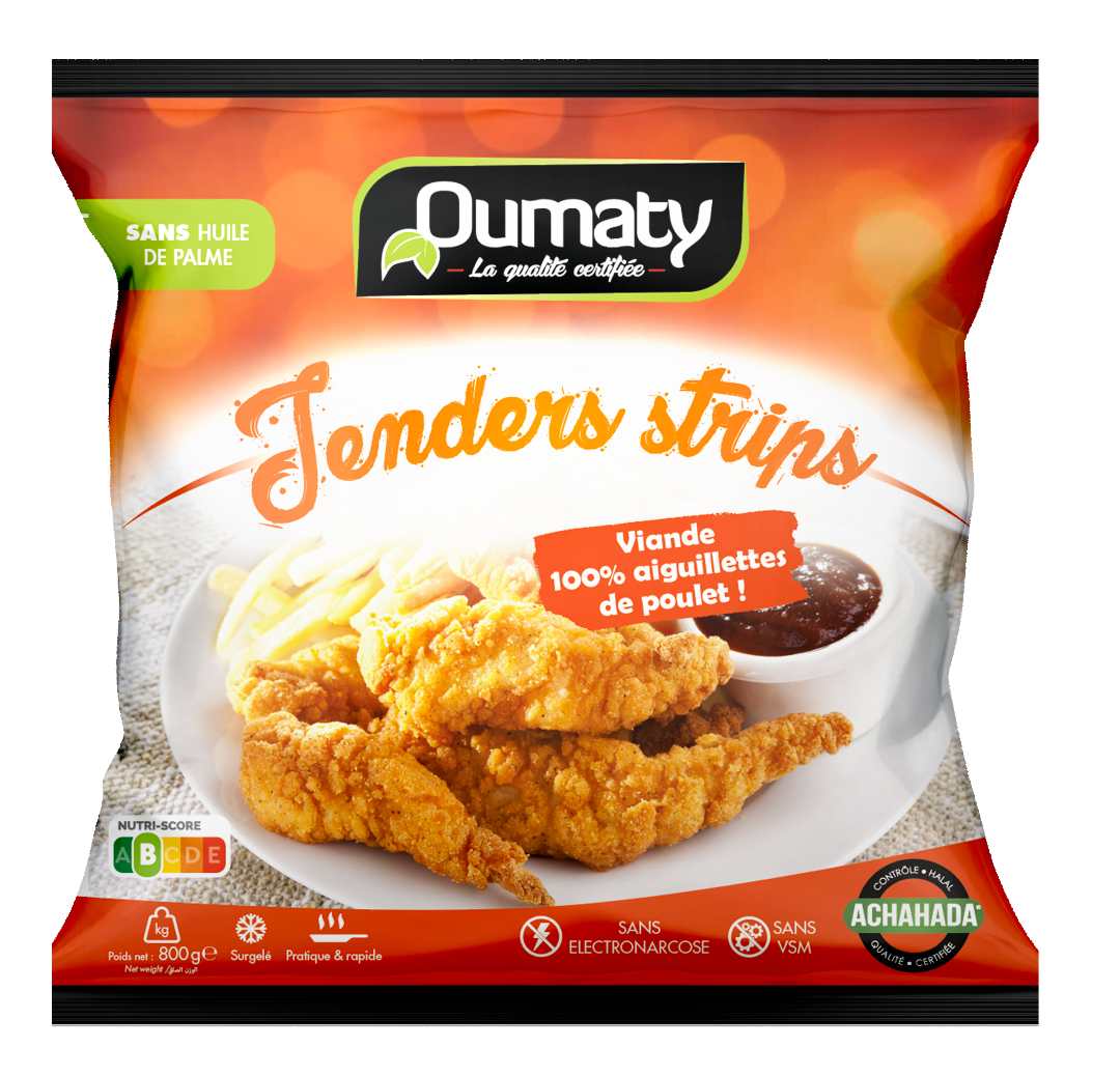 Tenders strips oumaty (800gr x 7) 5,6kg : photo du produit rappelé le 21/10/2026