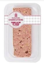 Terrine au foie de canard et aux girolles Signature Charcutière : photo du produit rappelé le 02/05/2022