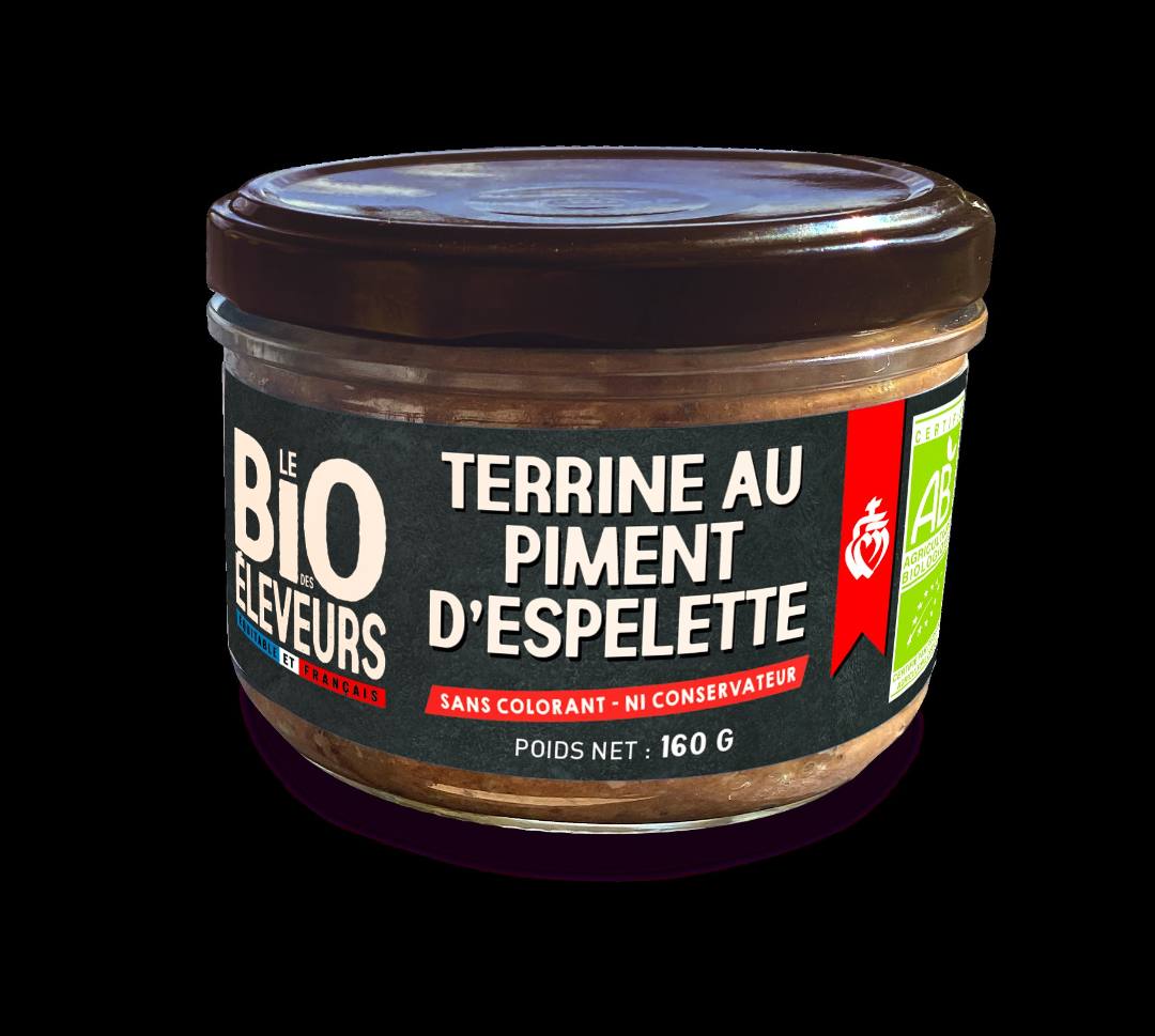 Terrine au piment d'espelette Le BIO des Eleveurs : photo du produit rappelé le 30/09/2025