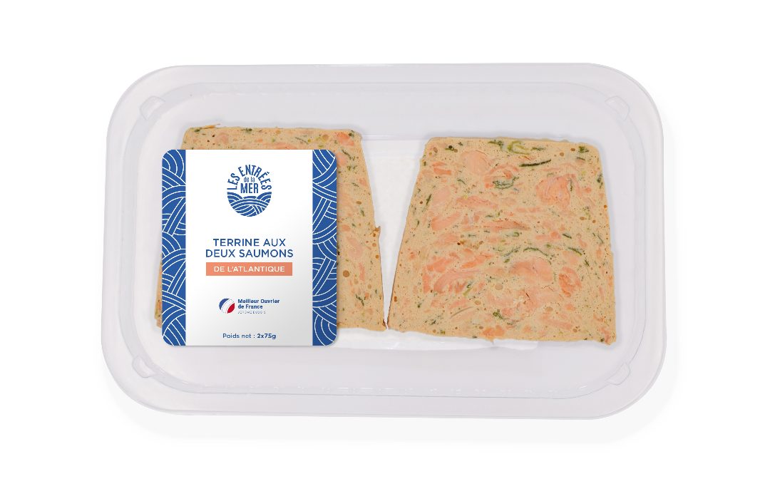 Terrine aux deux saumons Les Entrées de la Mer : photo du produit rappelé le 20/01/2022