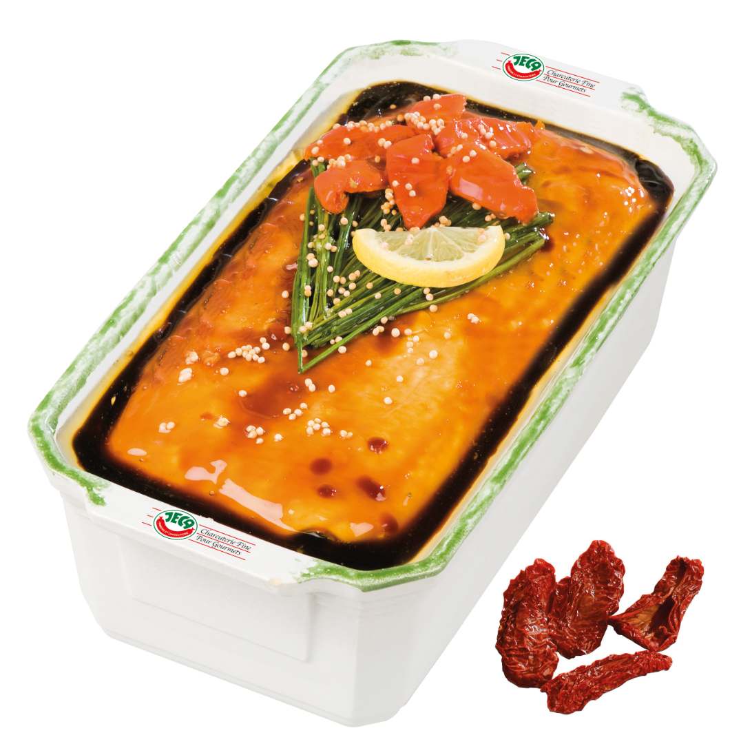 Terrine aux tomates séchées et herbes méditerranéennes Jeca : photo du produit rappelé le 05/05/2021