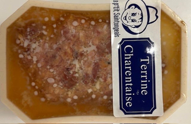 Terrine charentaise 250g Le P'tit Saintongeais : photo du produit rappelé le 24/10/2025