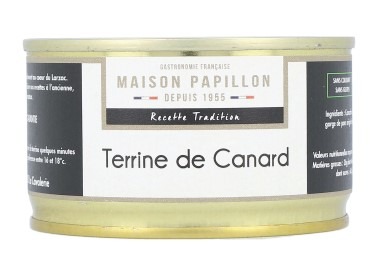 Terrine de canard Maison Papillon : photo du produit rappelé le 05/07/2021