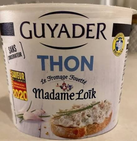 Terrine de poisson et tartinable de thon Guyader : photo 3 sur 3 du produit rappelé le 19/08/2026