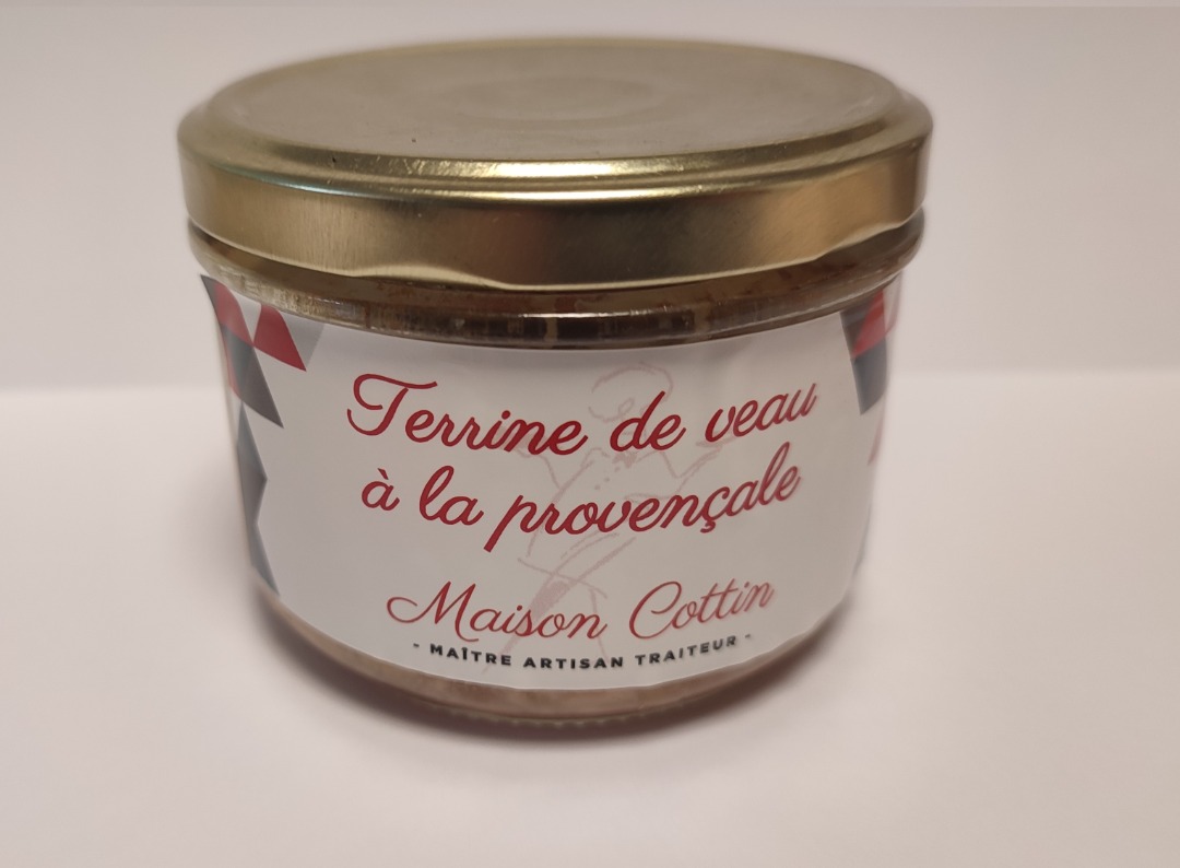 Terrine de veau à la provençale Maison Cottin : photo du produit rappelé le 19/03/2024