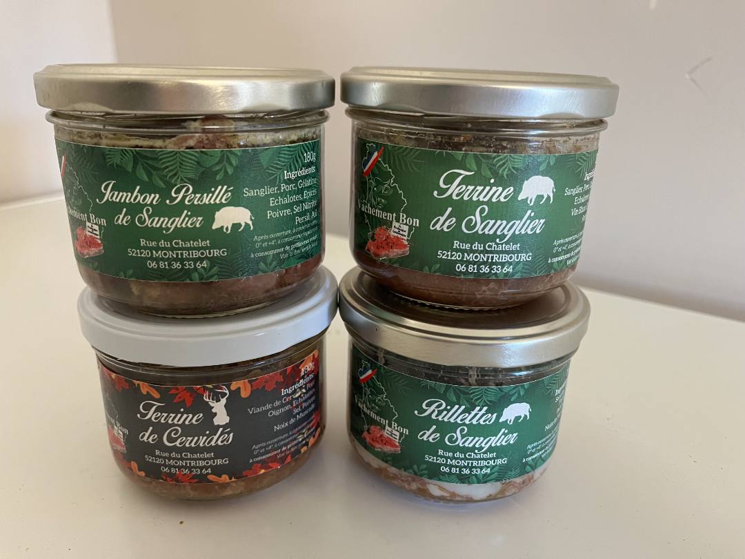 Terrines : photo du produit rappelé le 10/10/2025