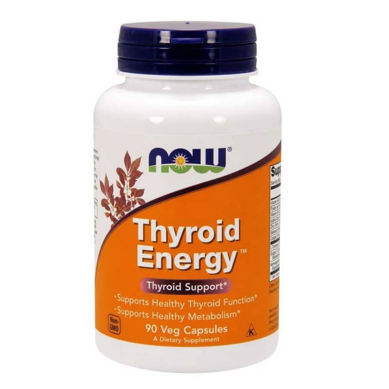 Thyroid energy - 90 capsules végétale Now Foods : photo du produit rappelé le 18/10/2022