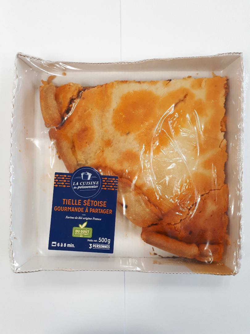 Tielles sétoises La Cuisine du Poissonnier : photo du produit rappelé le 06/08/2021