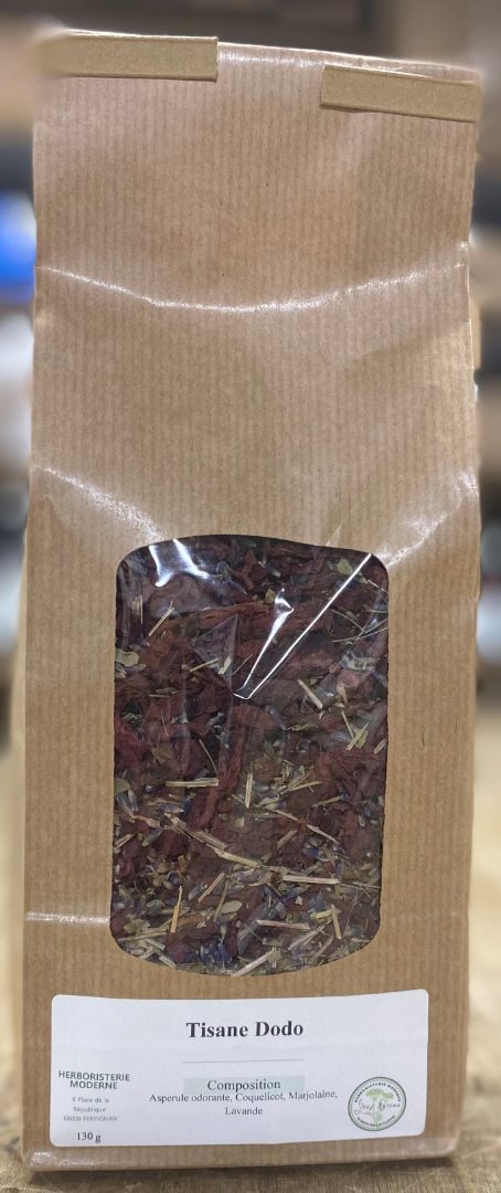 Tisane dodo Herboristerie Moderne Moreau : photo du produit rappelé le 01/07/2024