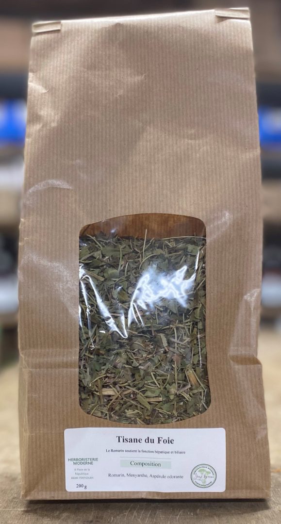 Tisane du foie Herboristerie Moderne Moreau : photo du produit rappelé le 01/07/2024