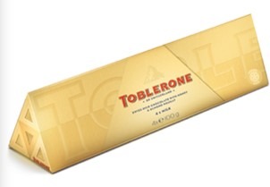 Toblerone chocolat au lait 4x100g Mondelez : photo du produit rappelé le 24/01/2024