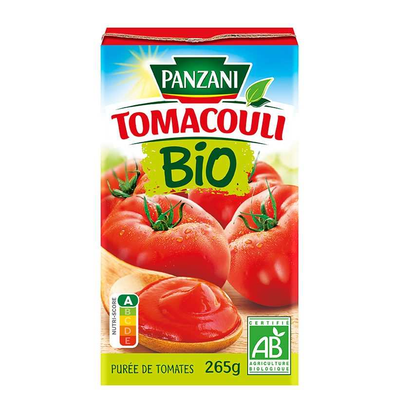 Tomacouli bio 265g Panzani : photo du produit rappelé le 08/09/2022
