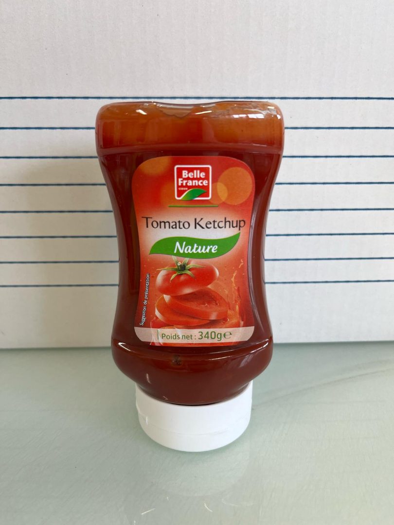 Tomato ketchup nature Belle France : photo du produit rappelé le 31/05/2024