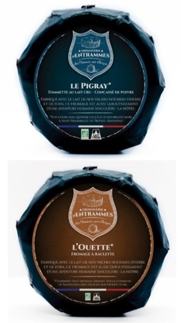 Tomme 1.7kg à pâte pressée non cuite Fromagerie d'Entrammes : photo du produit rappelé le 23/08/2024