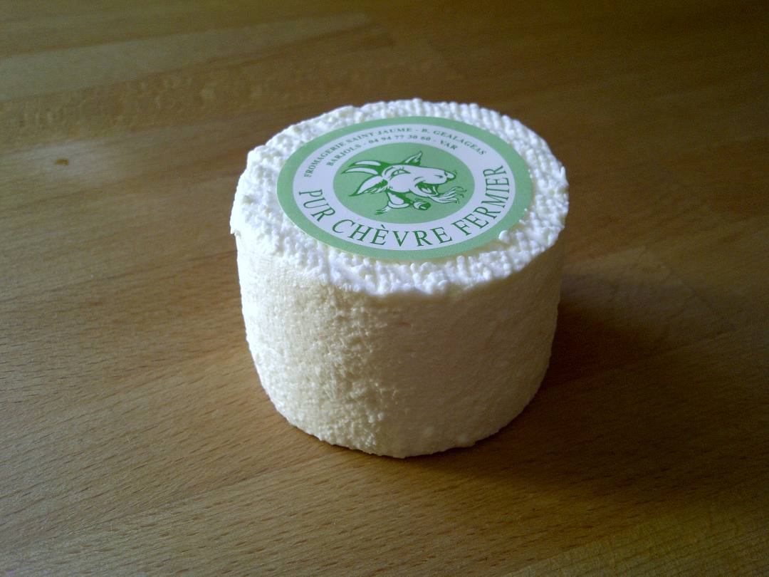 Tomme chèvre 100 gr Fromagerie Saint Jaume : photo du produit rappelé le 04/11/2021