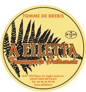 Tomme de brebis A Filetta : photo 2 sur 2 du produit rappelé le 20/08/2024