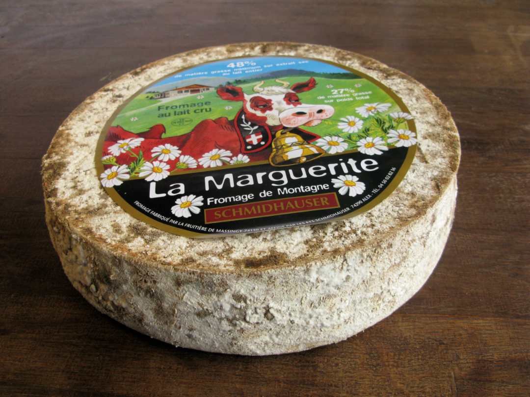 Tomme de montagne la marguerite Schmidhauser : photo du produit rappelé le 09/08/2024