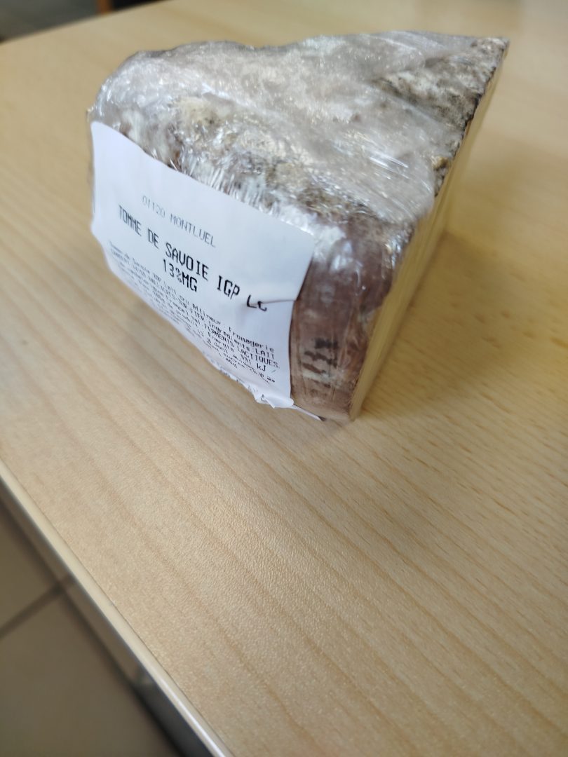 Tomme de savoie IGP lc 13%mg : photo du produit rappelé le 05/05/2025