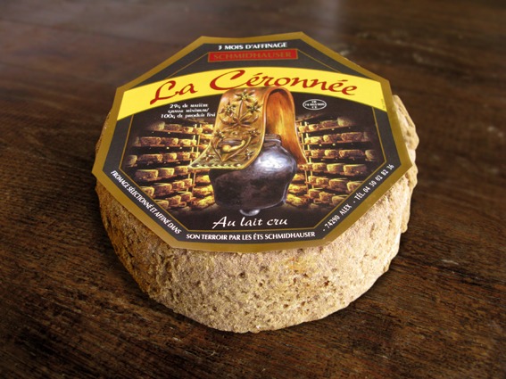 Tomme la céronnée Schmidhauser : photo du produit rappelé le 09/08/2024