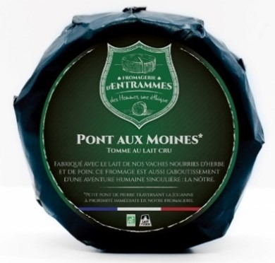 Tommette 250g à pâte pressée non cuite Fromagerie d'Entrammes : photo du produit rappelé le 23/08/2024