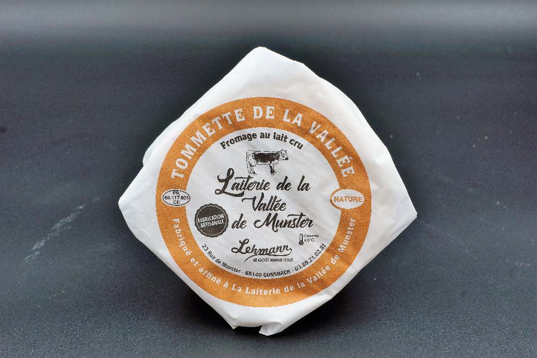 Tommette de la vallée Laiterie de la Vallée de Munster : photo du produit rappelé le 22/12/2022
