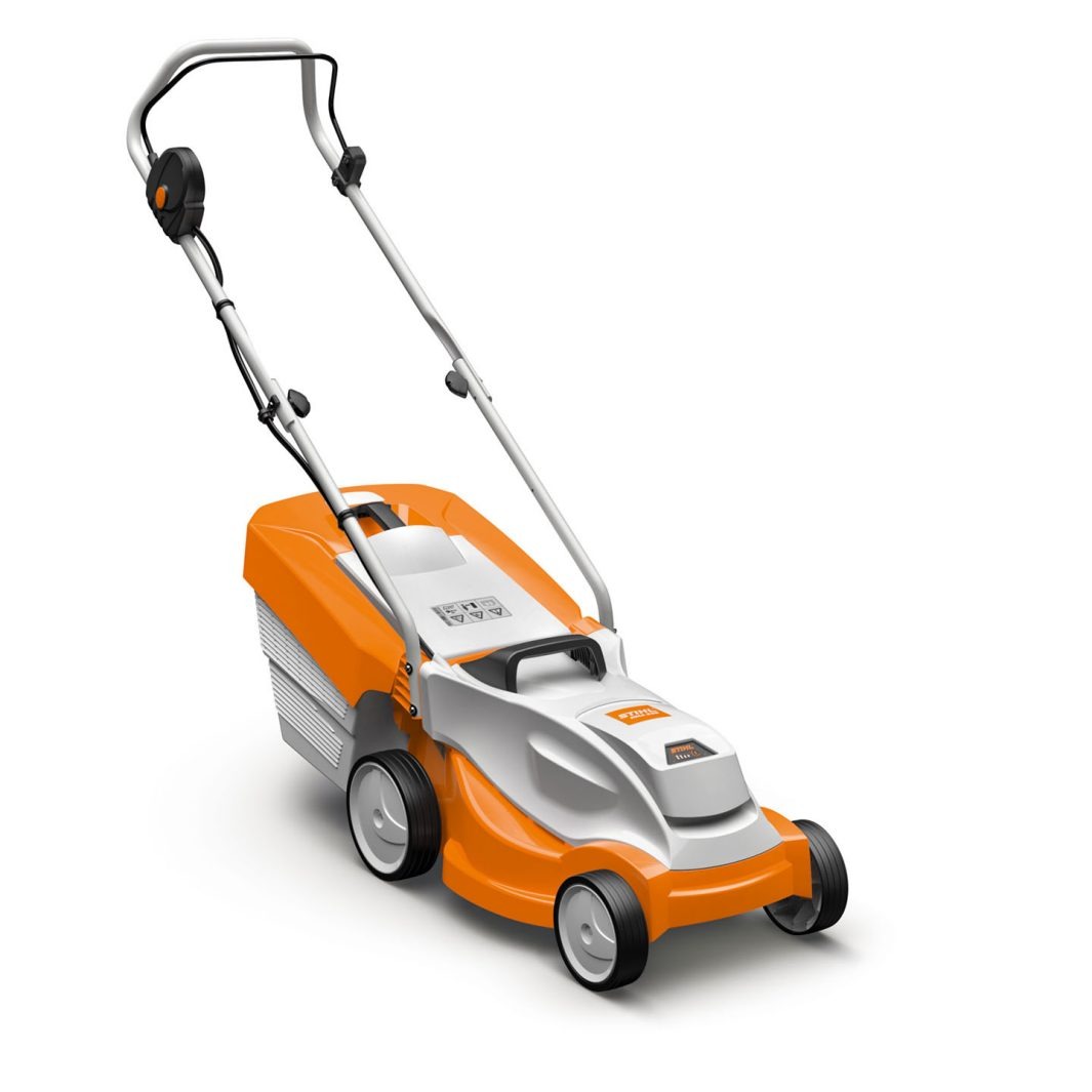 Tondeuse à gazon à batterie Stihl : photo du produit rappelé le 08/12/2023