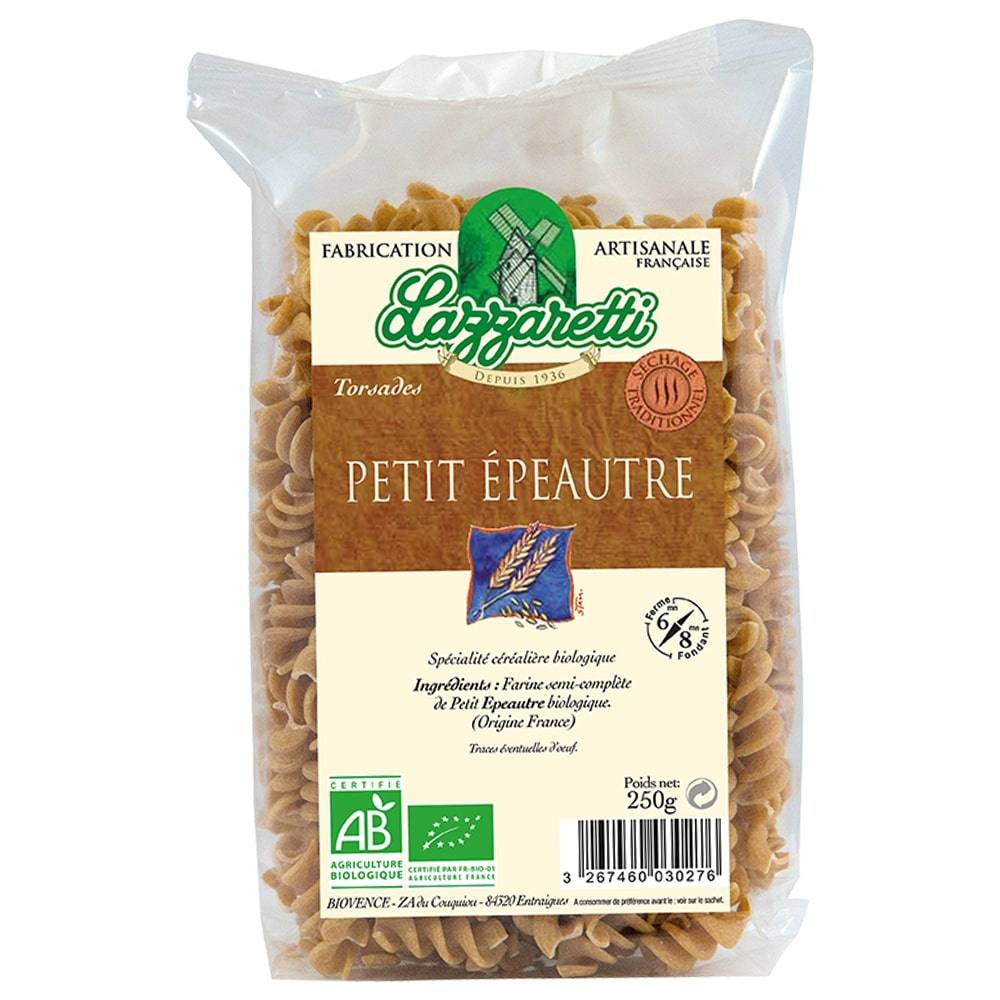 Torsades bio Lazzzaretti : photo 3 sur 3 du produit rappelé le 11/09/2025