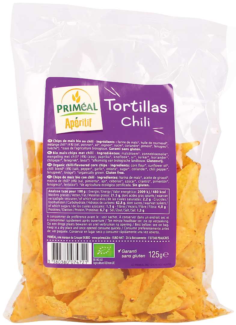 Tortillas Primeal : photo du produit rappelé le 04/08/2022