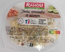 Tortis concombre et saumon 300g Monique Ranou : photo du produit rappelé le 02/09/2026