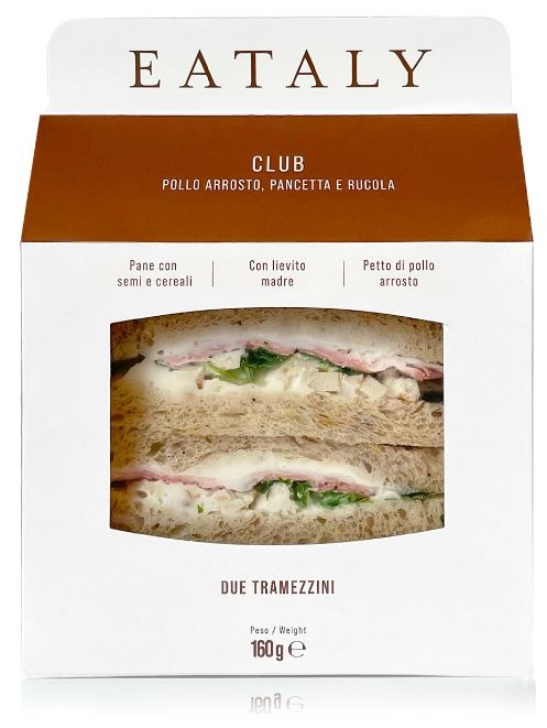 Tramezzino eataly : photo du produit rappelé le 08/07/2024