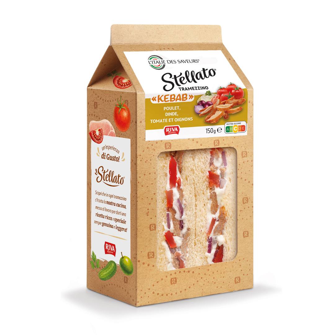Tramezzino kebab 150g L'Italie des Saveurs : photo du produit rappelé le 28/07/2026