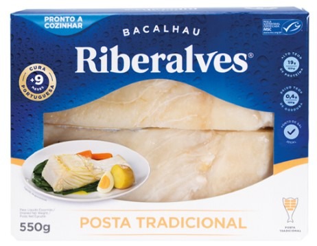 Tranches de morue surgeles 550g riberalves : photo du produit rappelé le 12/05/2023