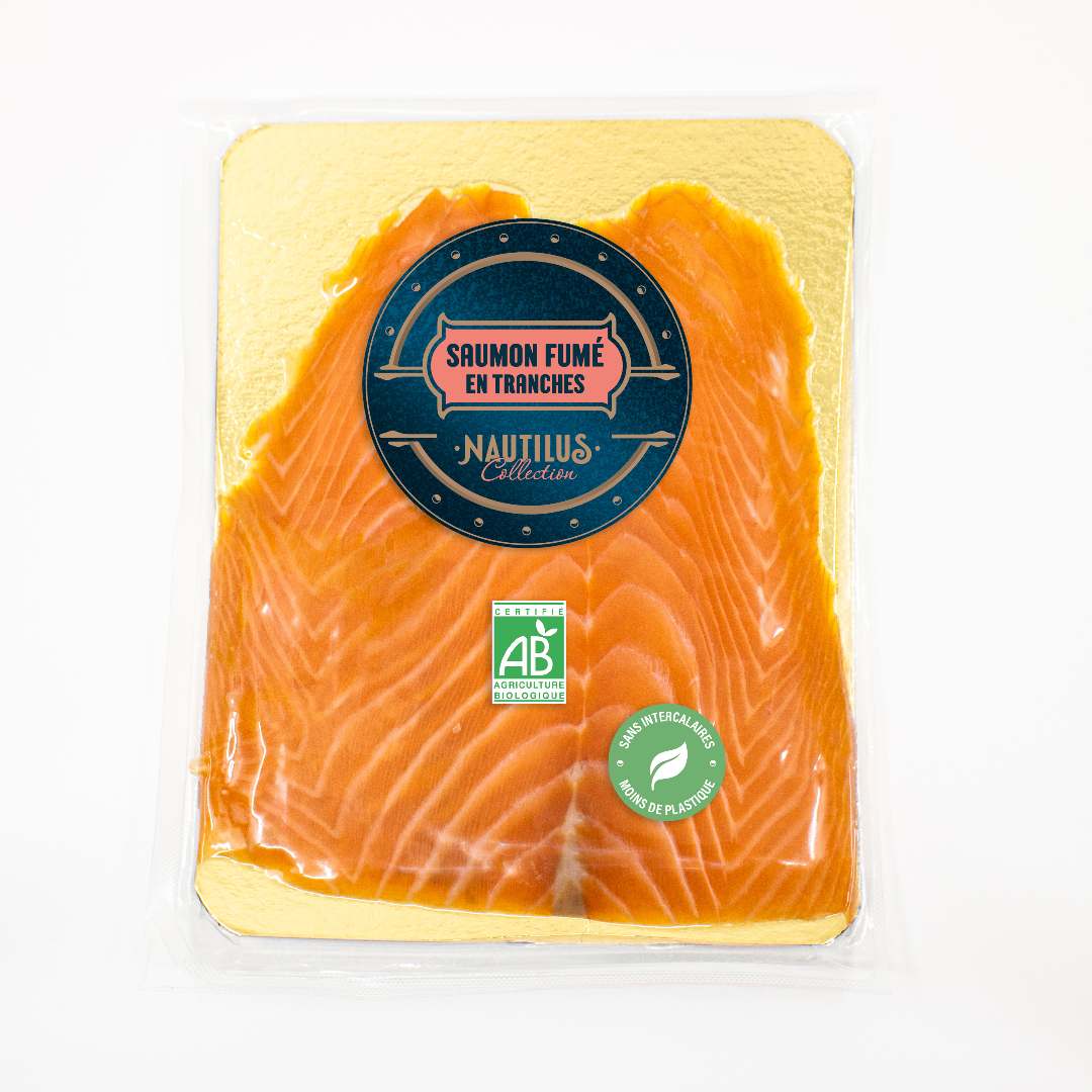 Tranches de saumon fumé biologique Nautilus Collection : photo du produit rappelé le 27/12/2024