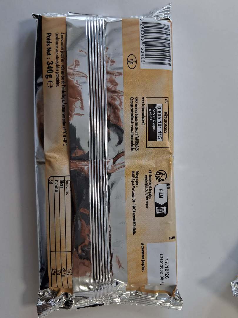 Tranchette burger cheddar paturages 340g : photo 2 sur 2 du produit rappelé le 12/02/2026