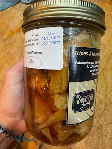 Tripes a la mode de caen Boucherie Yonnet 14460 Colombelles : photo du produit rappelé le 10/10/2025