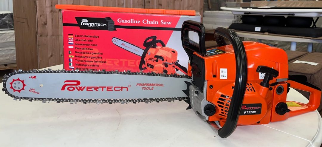 Tronconneuse Powertech : photo du produit rappelé le 08/11/2024