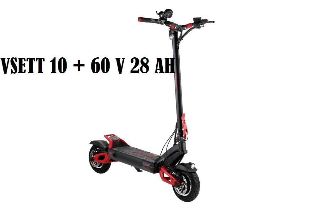 Trottinette marque vsett modèle : v10+ 60v 28ah couleur : red pro : photo 3 sur 3 du produit rappelé le 20/12/2023