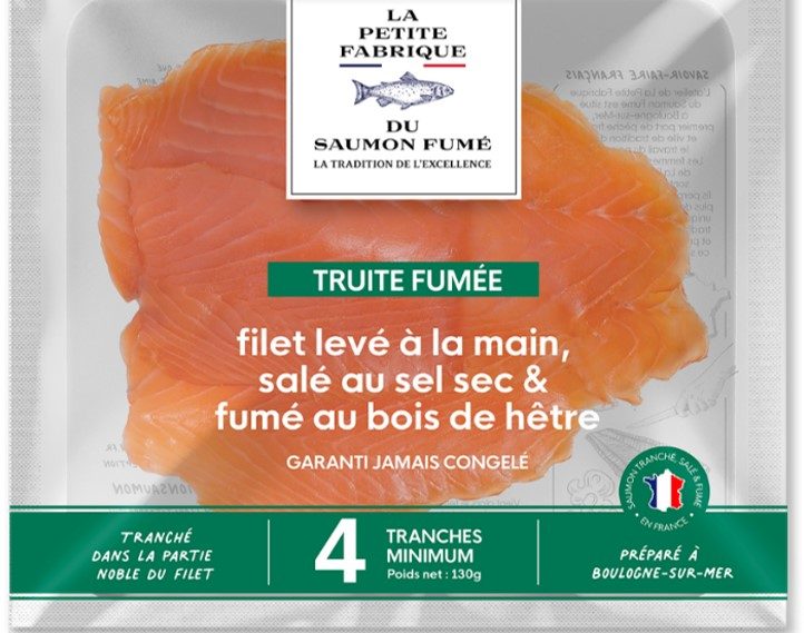Truite fumé La Petite Fabrique : photo du produit rappelé le 29/09/2022