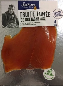Truite fumée de Bretagne La Cancalaise : photo du produit rappelé le 03/06/2021