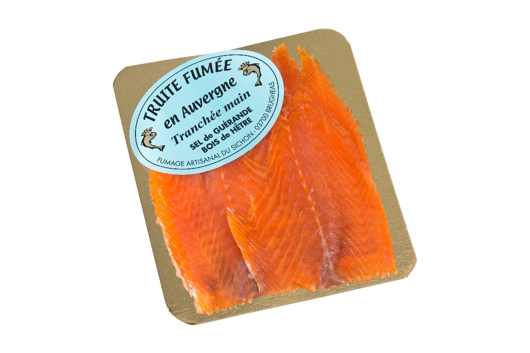 Truite fumée Fumage Artisanal du Sichon : photo du produit rappelé le 26/03/2024