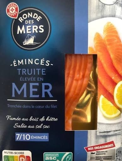 Truite Marque Repère : photo du produit rappelé le 19/08/2026