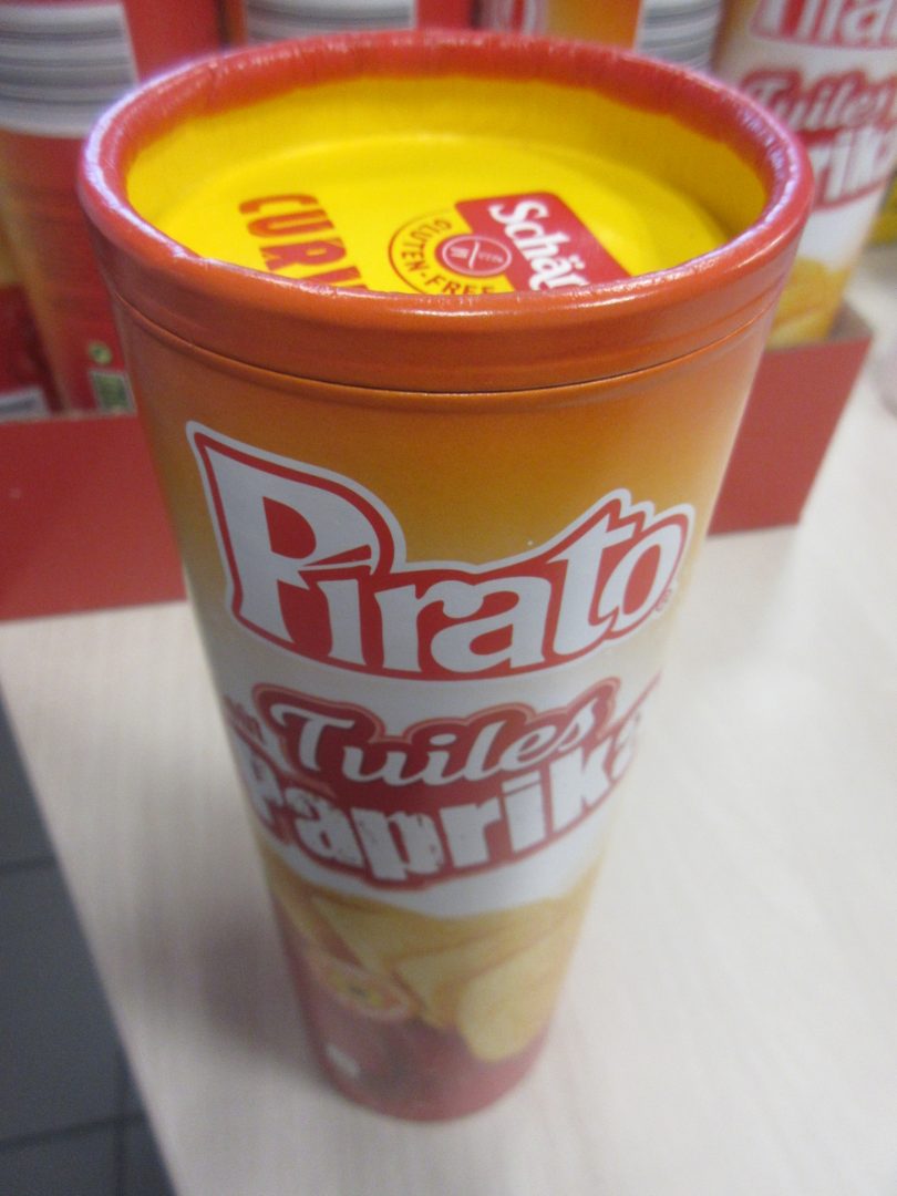 Tuiles aperitives 170g Pirato : photo du produit rappelé le 25/05/2021