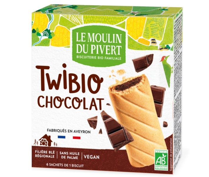 Twibio chocolat Le Moulin du Pivert : photo du produit rappelé le 30/08/2022