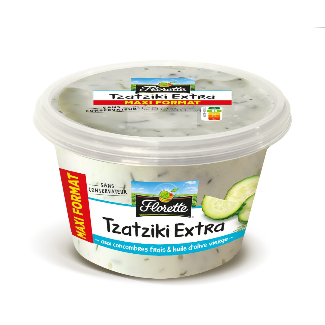 Tzatziki 175g et 250g Florette : photo du produit rappelé le 12/01/2022