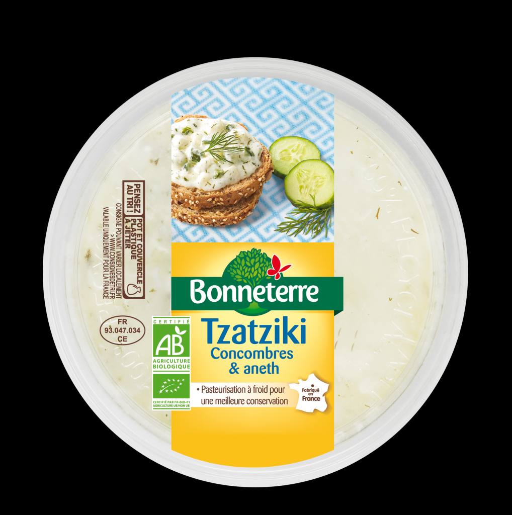 Tzatziki Bonneterre : photo du produit rappelé le 19/01/2022