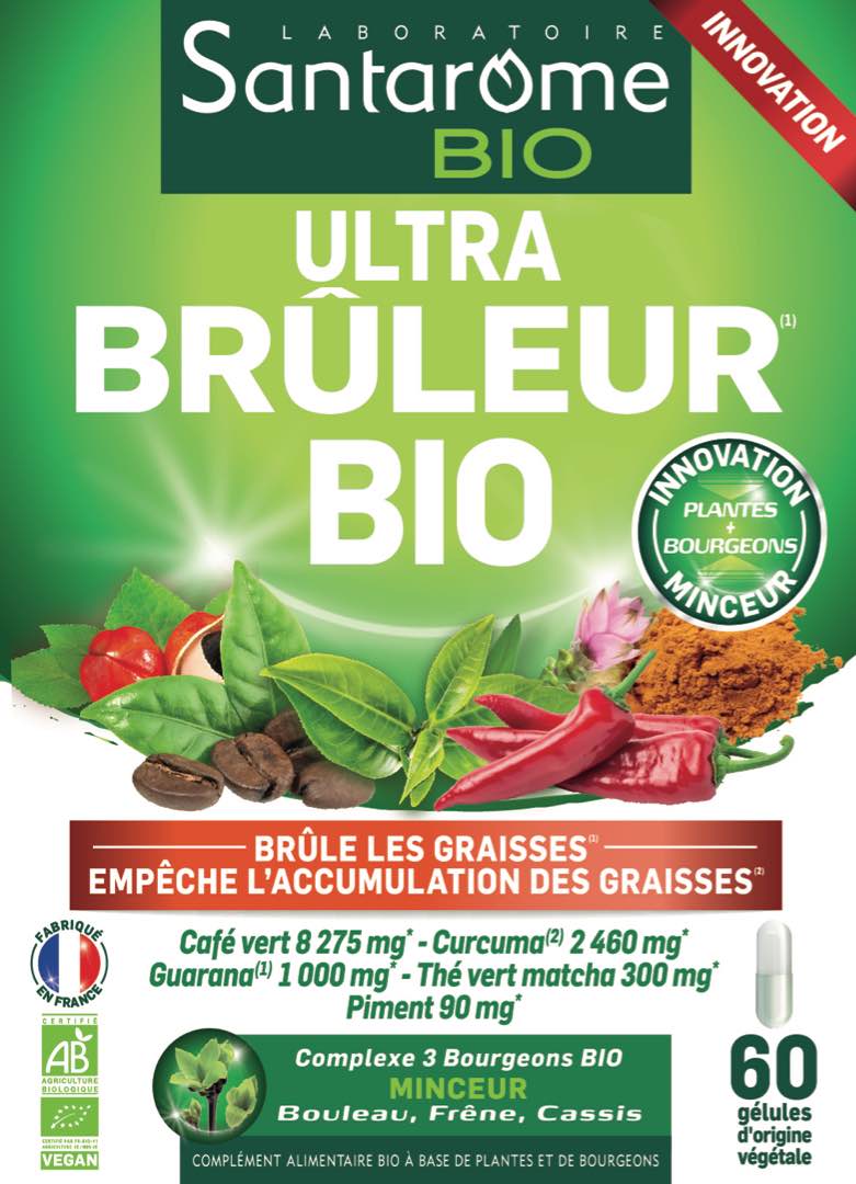 Ultra bruleur bio gélules Santarome BIO : photo du produit rappelé le 30/08/2021