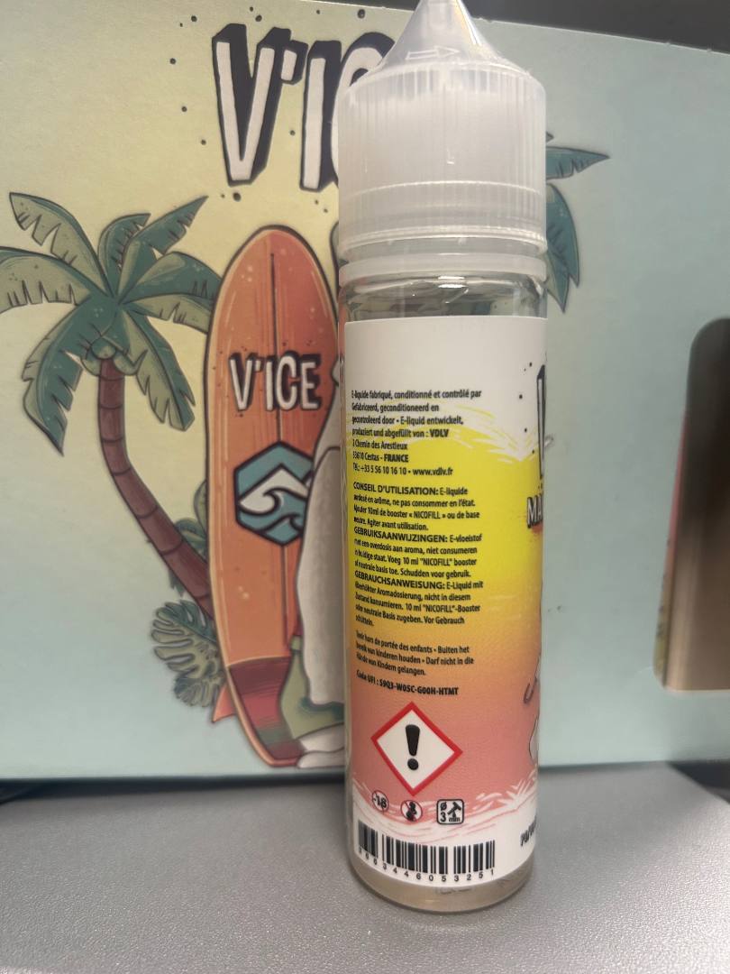 V'ice mangue de soleil VDLV : photo 2 sur 2 du produit rappelé le 16/12/2024